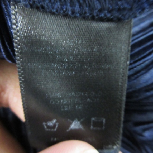 Anthropologie Sunday in Brooklyn Pleated Maxi Dress L Blue Off Shoulder 408 - Picture 4 of 8